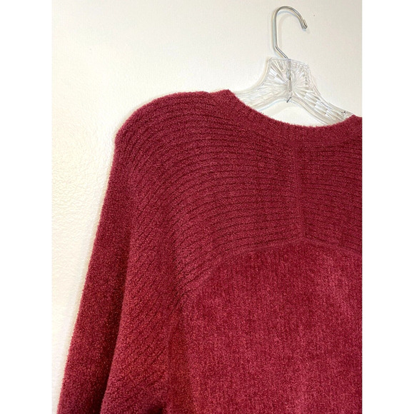 J.Jill Womens Size Large Chenille Cardigan Petite Zip Up Crewneck Long Sleeve - Picture 10 of 12